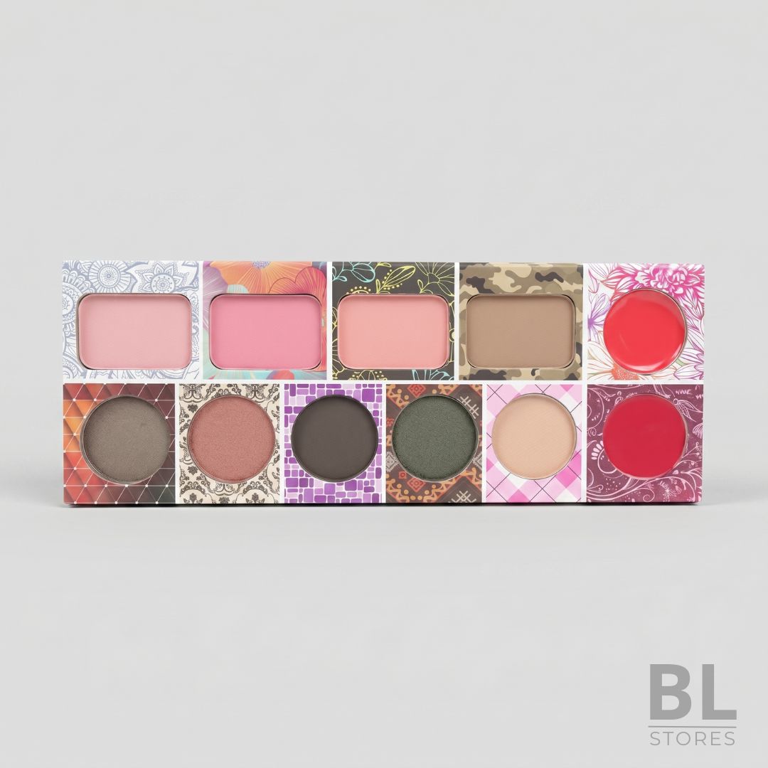 Paleta de Belleza 4 en 1: Iluminador, Rubor, Labial y Sombras Potencia tu rutina de maquillaje con la Paleta de Belleza 4 en 1, el complemento esencial que encuentras exclusivamente en BL Stores. Diseñada para la mujer chilena que busca practicidad sin transar en calidad, esta paleta profesional combina iluminador, rubor, labial y sombras de ojos en un solo formato compacto y elegante. Gracias a su fórmula de alta pigmentación y larga duración, es ideal para transformar tu look de oficina a un evento especial en cuestión de minutos, garantizando un acabado impecable y natural durante todo el día. Beneficios Principales Versatilidad Total: Un kit completo que incluye tonos para iluminar, dar color a las mejillas, definir la mirada y resaltar los labios con texturas cremosas y polvos finos. Acabado Profesional: Variedad de texturas entre mates y satinados que se adaptan a cualquier tipo de piel y ocasión. Diseño Compacto: Perfecta para llevar en el cosmetiquero o bolso, optimizando el espacio sin sacrificar opciones de color. Fácil Aplicación: Tonos seleccionados para difuminarse fácilmente, permitiendo un uso intuitivo tanto para principiantes como para expertas en makeup. Cierre Comercial No pierdas tiempo con cosmetiqueros saturados. Consigue hoy tu Paleta de Belleza 4 en 1 en BL Stores y descubre por qué es la favorita para lograr un look radiante con un solo producto. ¡Calidad premium con despacho a todo Chile!