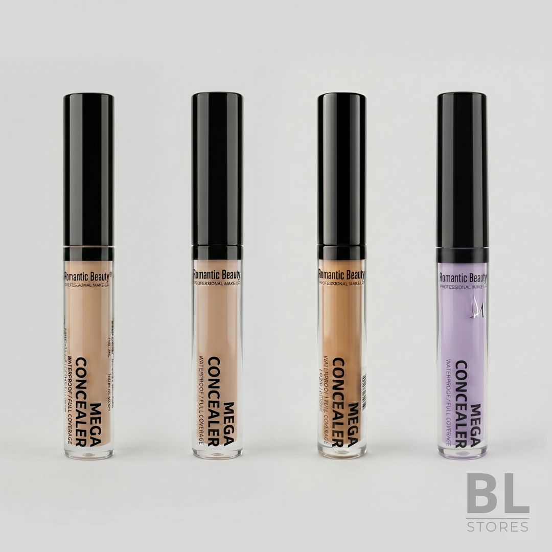 Di adiós a las ojeras oscuras y las imperfecciones con el Romantic Beauty Mega Concealer. Nuestra fórmula de alta cobertura se difumina sin esfuerzo para lograr un acabado natural y duradero. Perfecto para un uso diario, este corrector está diseñado para ocultar imperfecciones, enrojecimiento y decoloración sin sentirse pesado ni acartonado en la piel. ¡Y lo mejor de todo es que es más barato que en otras tiendas! Pide el tuyo hoy mismo y descubre la diferencia. Descripciones de Tonos Tono 01: Este tono claro es ideal para ocultar ojeras e imperfecciones en pieles claras. Nuestra fórmula de alta cobertura se difumina perfectamente con la piel para un acabado natural. Tono 02: Nuestro tono medio es perfecto para pieles medias. Úsalo para cubrir granos, cicatrices y otras imperfecciones. Tono 03: Este tono oscuro es ideal para pieles oscuras. Úsalo para corregir la decoloración y lograr un cutis impecable. Tono Violeta: Nuestro tono violeta es perfecto para neutralizar los tonos amarillos y lograr un cutis radiante. Úsalo para corregir la decoloración y lograr un tono de piel uniforme. ¡No esperes más para lucir un cutis impecable! Pide tu Romance Beauty Mega Concealer hoy mismo y descubre la diferencia.
