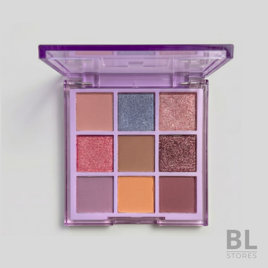 Paleta de Sombras 9 Colores Pastel Love Lilac - Luckylily