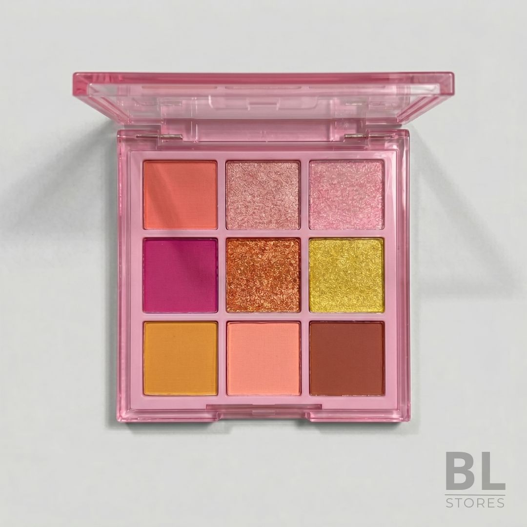 Paleta de Sombras 9 Colores Pastel Love Rose - Luckylily