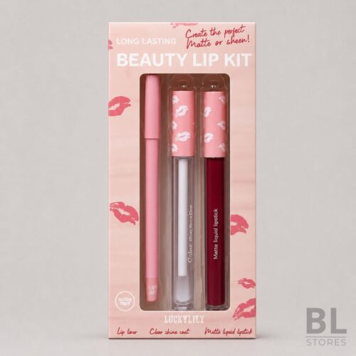 Kit con Delineador, Brillo y Labial Líquido Mate - LuckyLily