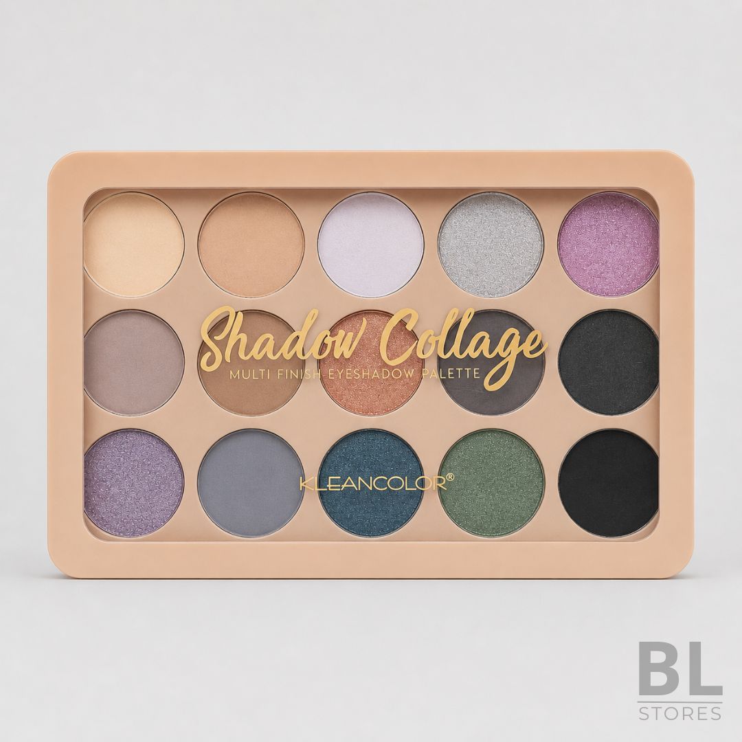 Paleta de Sombras Kleancolor Shadow Collage Fusion15 Colores