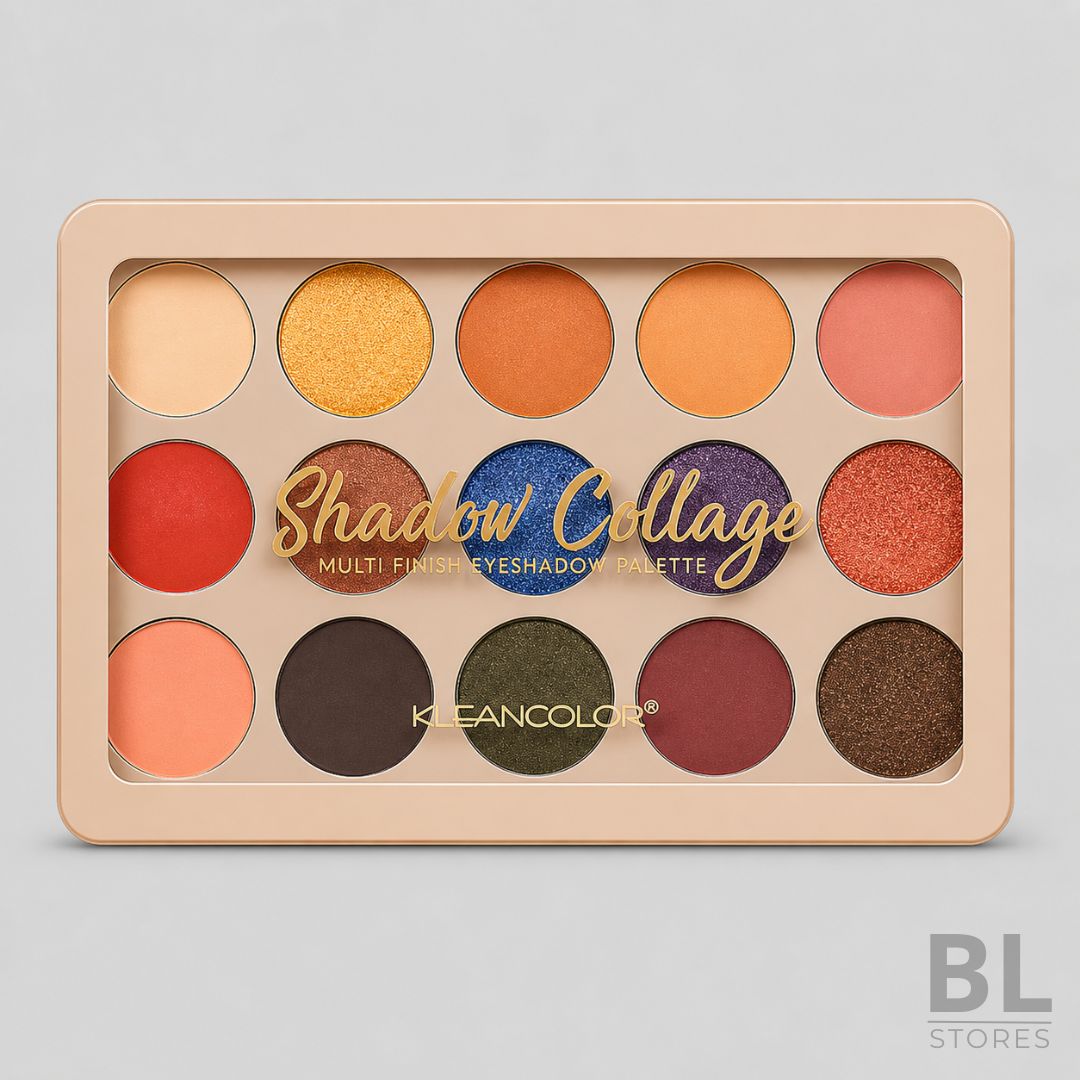 Paleta de Sombras Kleancolor Shadow Collage Synthesis 15 Colores