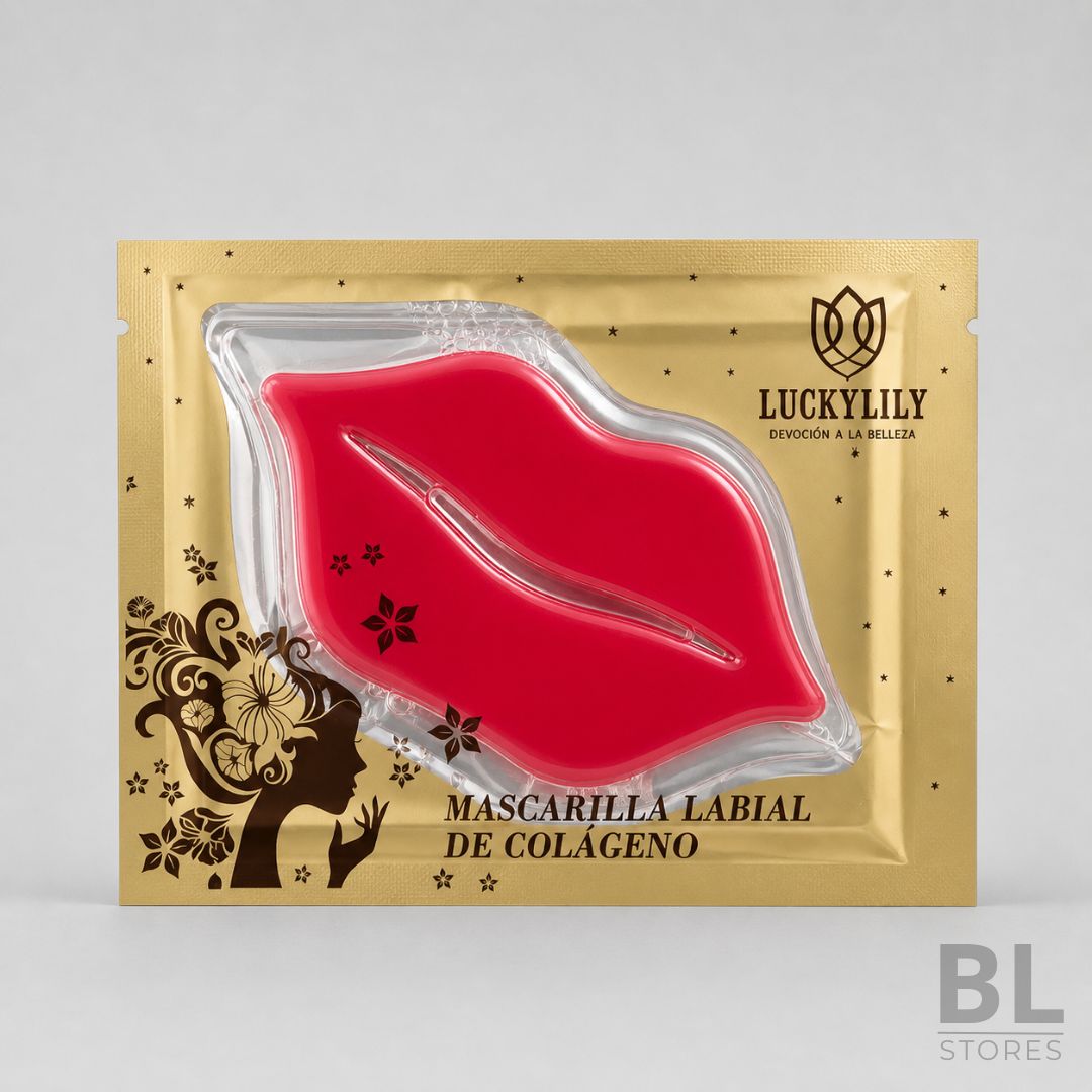 Lucky Lily Mascarilla Labial de Colágeno es un tratamiento cosmético para labios en formato gel, diseñado para aportar una sensación de hidratación, suavidad y frescura en la rutina de cuidado personal. Su diseño con forma de labios permite una aplicación práctica y cómoda, ideal para usar antes del maquillaje, en momentos de autocuidado, después de una jornada intensa o cuando buscas preparar los labios para un acabado más prolijo. Gracias a su propuesta con colágeno, es una excelente opción para quienes buscan una mascarilla labial, tratamiento hidratante para labios, lip mask o cuidado de labios en Chile. Encuentra la Lucky Lily Mascarilla Labial de Colágeno en BL Stores, tu tienda online para comprar skincare, cosméticos y productos de belleza de forma simple, segura y confiable.