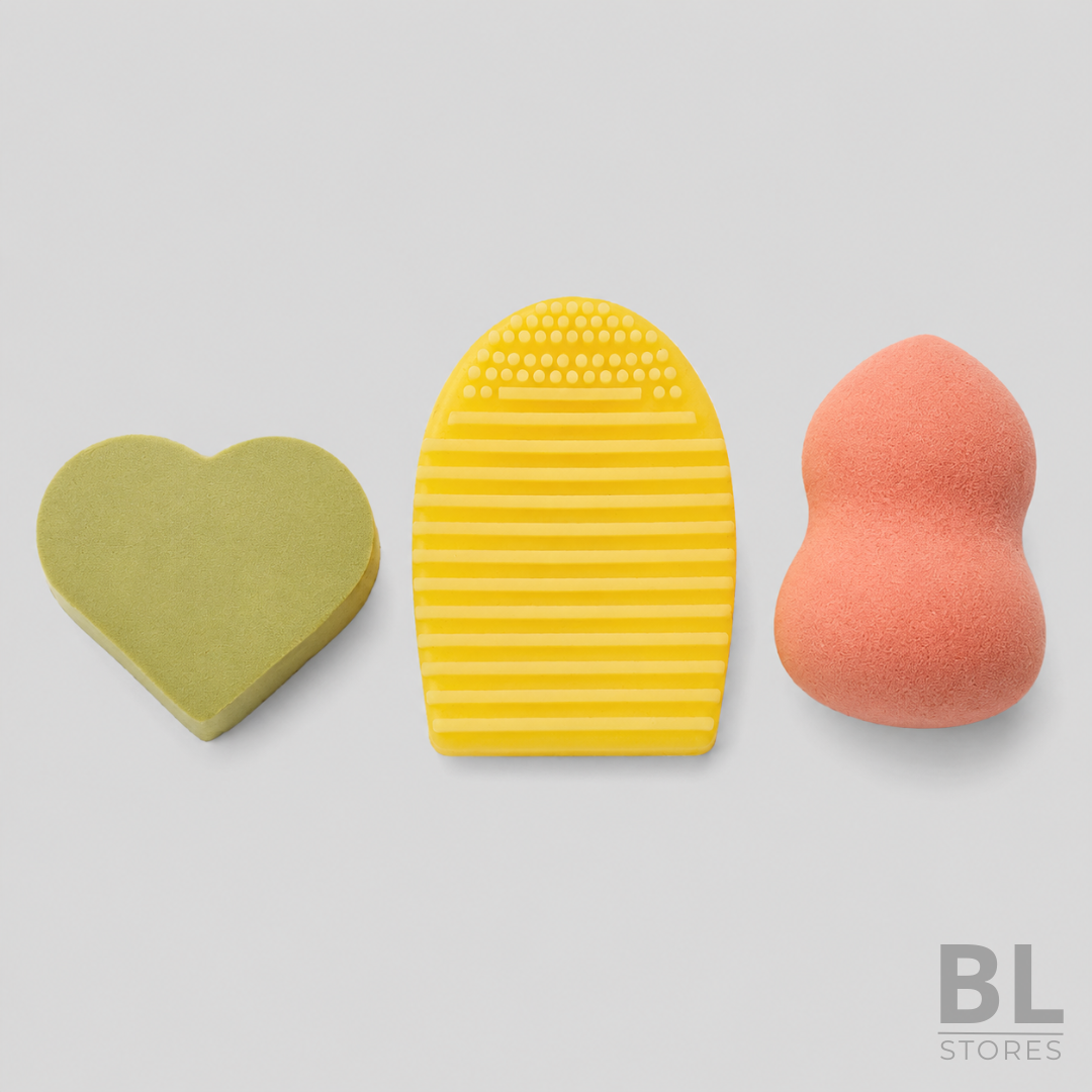 Pack Limpiador de Brochas + Esponjas - Colores Surtidos