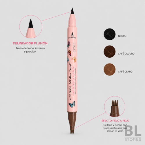 Plumón para Cejas Pelo a Pelo - Miss Demi