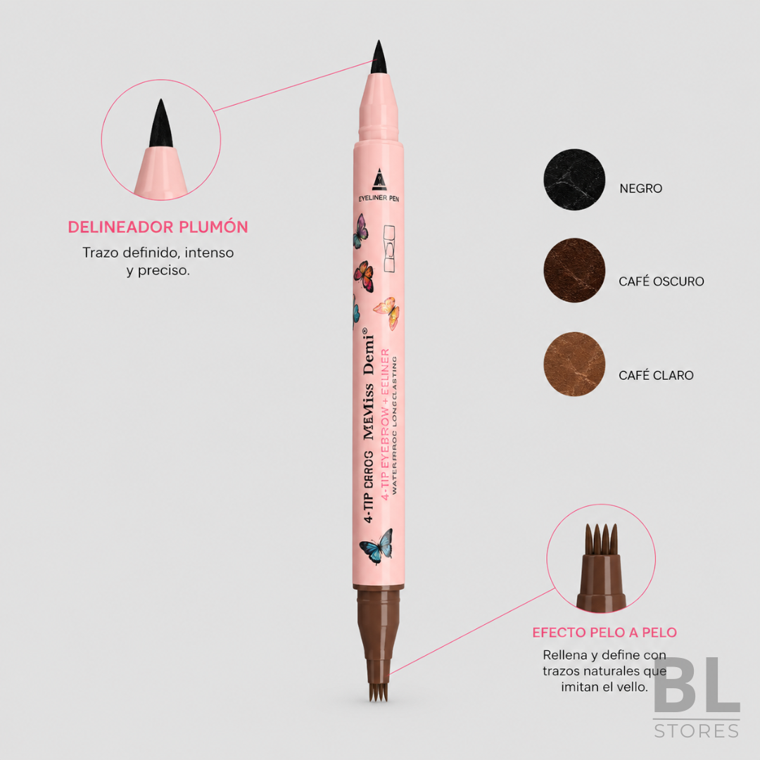 Plumón para Cejas Pelo a Pelo Miss Demi