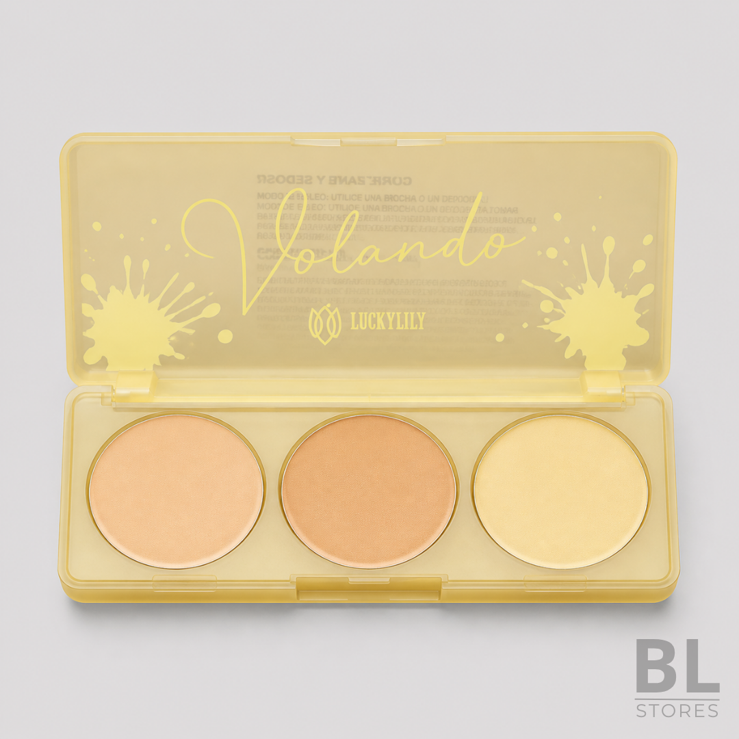 Paleta correctora 3 colores Suavizante y Sedoso Light Luckylily
