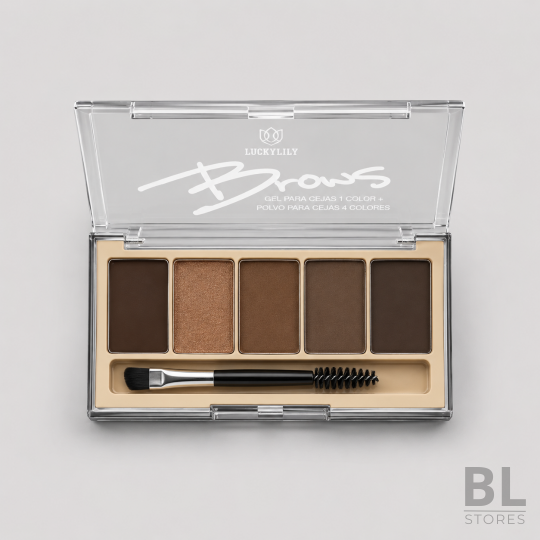 Polvo para cejas Brows 5 colores Luckylily