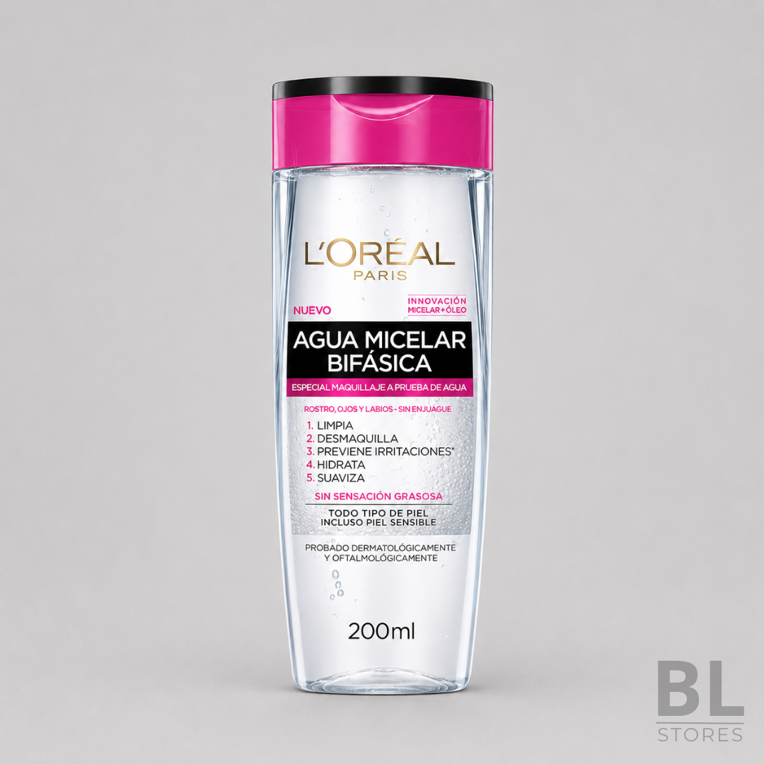 Agua Micelar Bifásica L'Oréal 200 ml