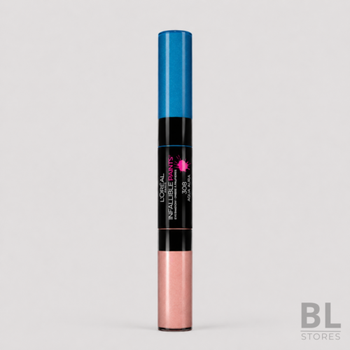 Sombra Líquida Infallible Paints 2 Colores Aqua Aura 308 - L'Oréal