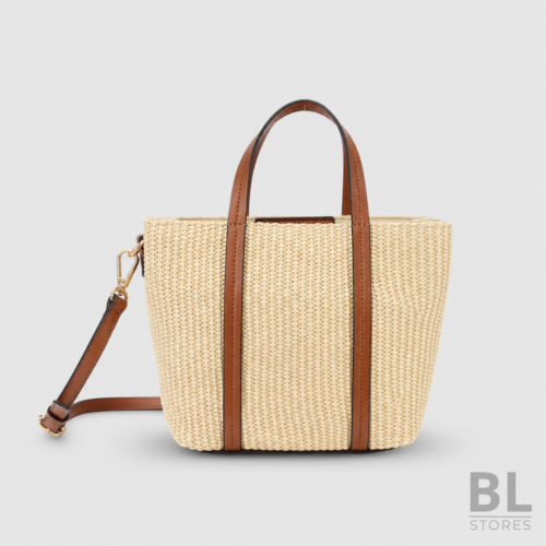 Cartera Tejida Beige - Marquis