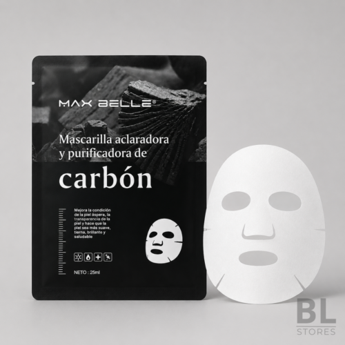 Mascarilla Facial Aclaradora y Purificadora de Carbón - Max Belle
