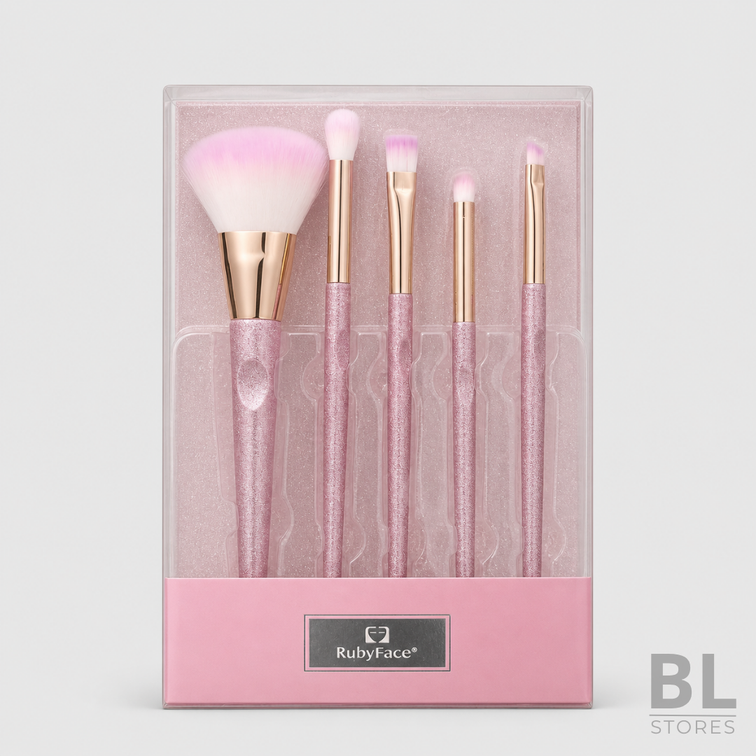 Kit de 5 brochas de maquillaje Ruby Face