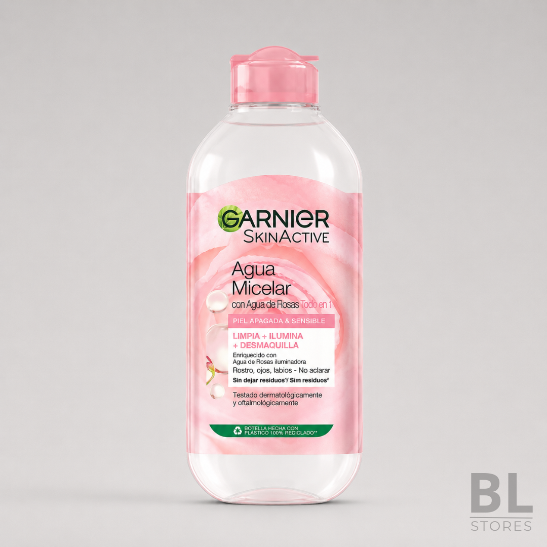 Agua Micelar con Agua de Rosas Garnier 400 ml
