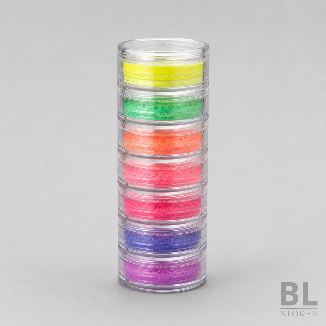 Polvo Pigmento Fluorescente 6 colores Luckylily