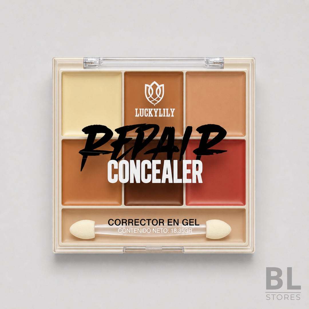 Paleta correctora Repair Concealer 6 tonos Medium Luckylily