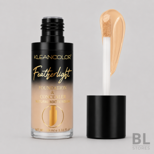Base de Maquillaje y Corrector Featherlight Natural Mate Finish - Kleancolor